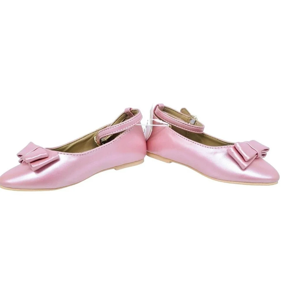 JACK AND JANIE GIRLS‎ PINK BALLET FLATS SIZE 6